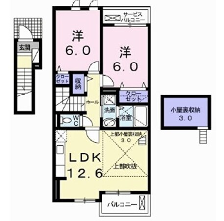 ボンボニエールの物件間取画像